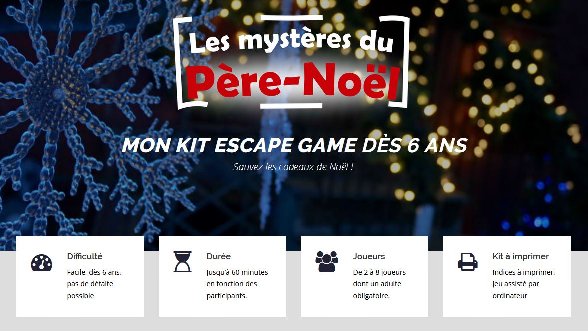 Test de l'escape game « Les mystères du Père-Noël » – Tablettes & Pirouettes